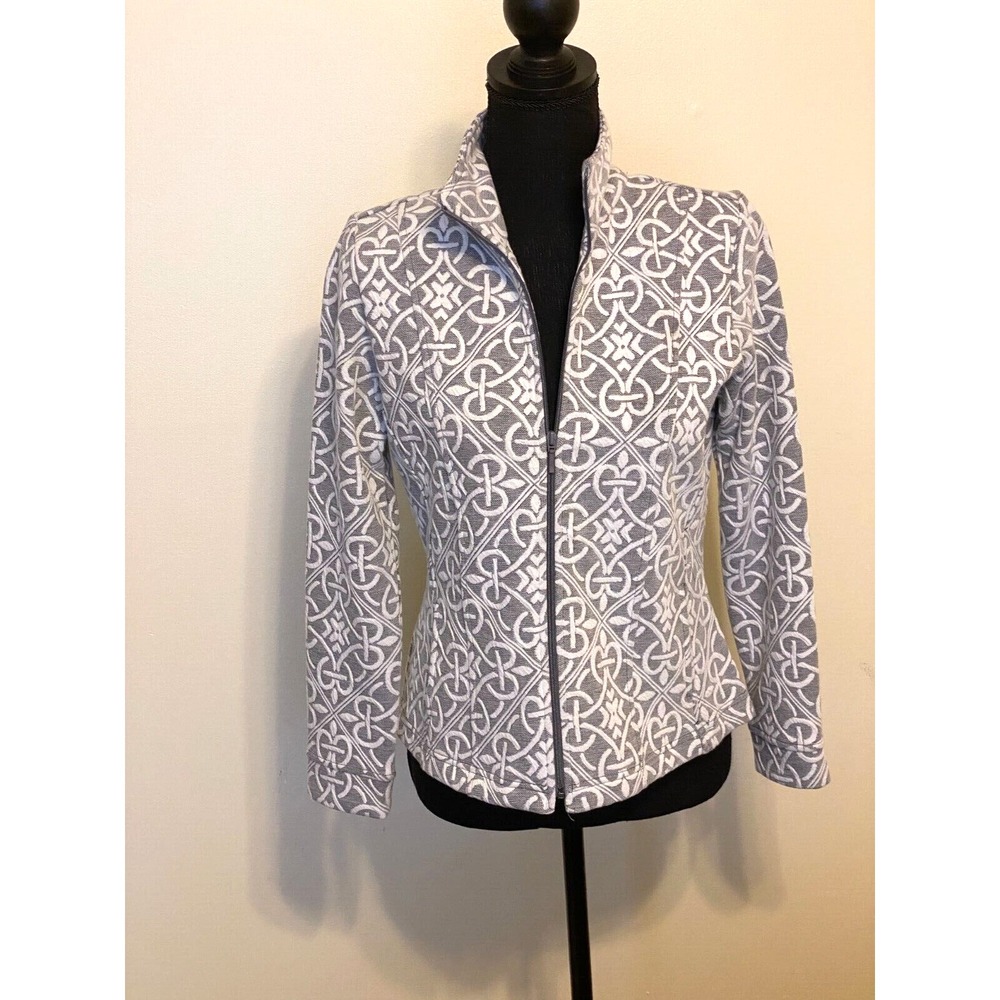 Women's  Sport Casual RAFAEL Sport Jacket‎ Gray & White size PS